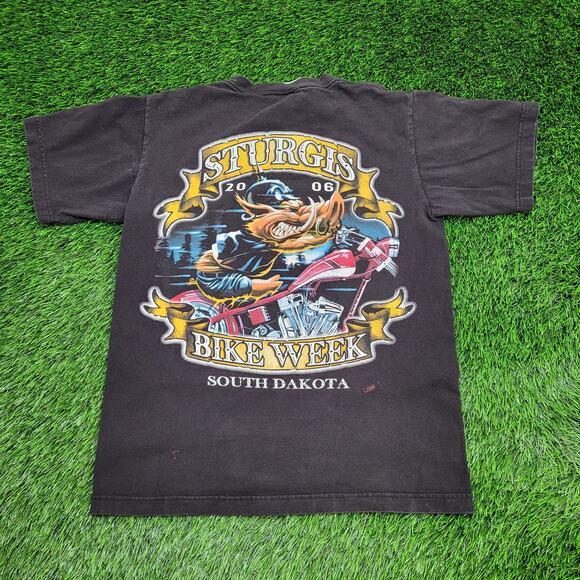 Sturgis Biker Week Shirt Medium 19x25 South-Dakota Black - Picture 1 of 15